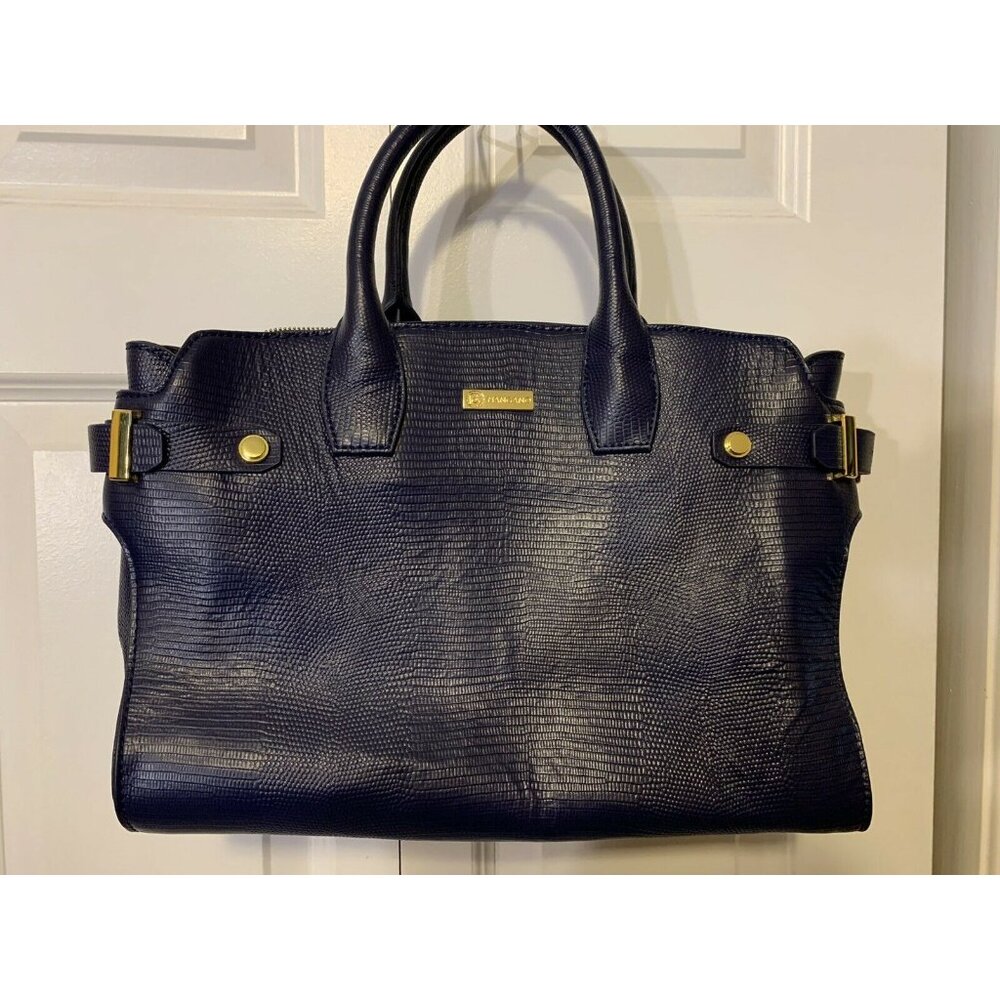 Joy Mangano Leather‎ Purse Blue